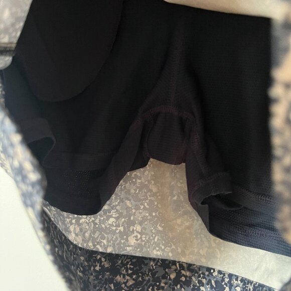 Athleta Midtown Blue Gray Speckle Athletic Skort Women's Size 4 - Picture 3 of 9